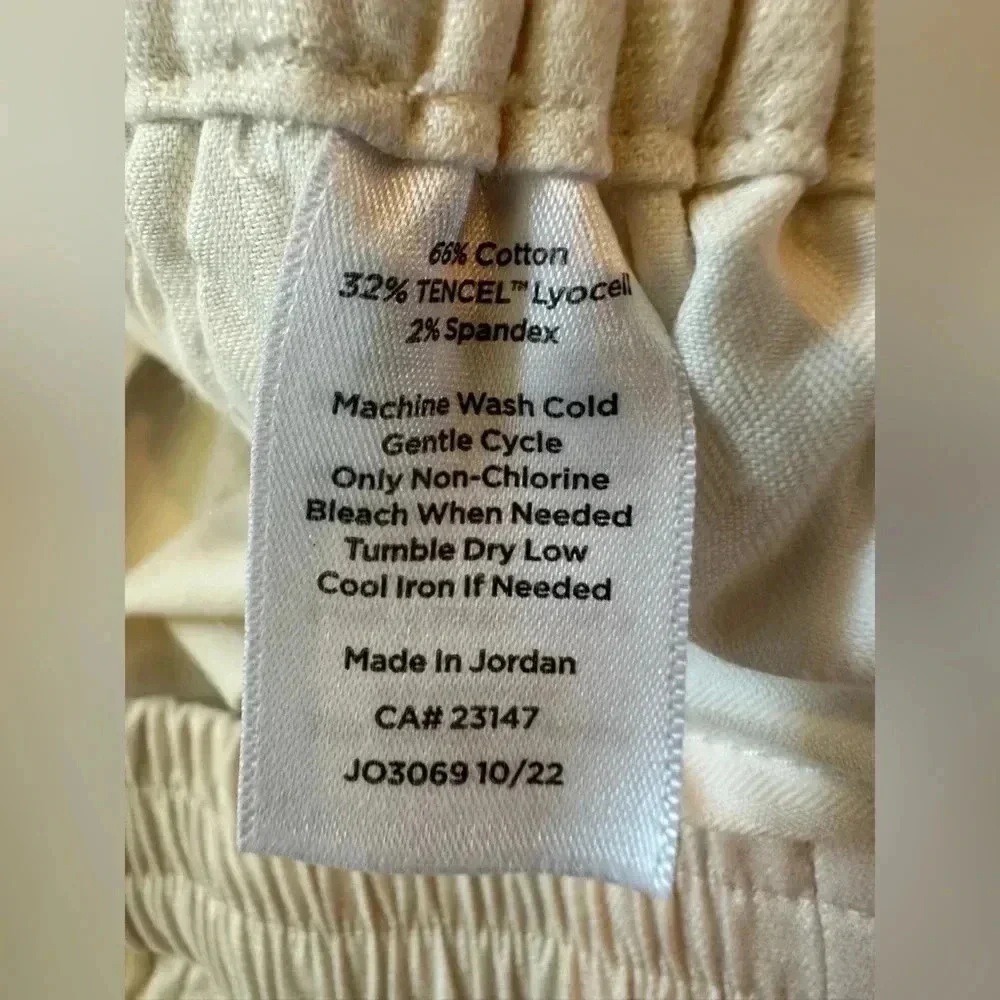 Talbots Women's White Pants- 2XL petite